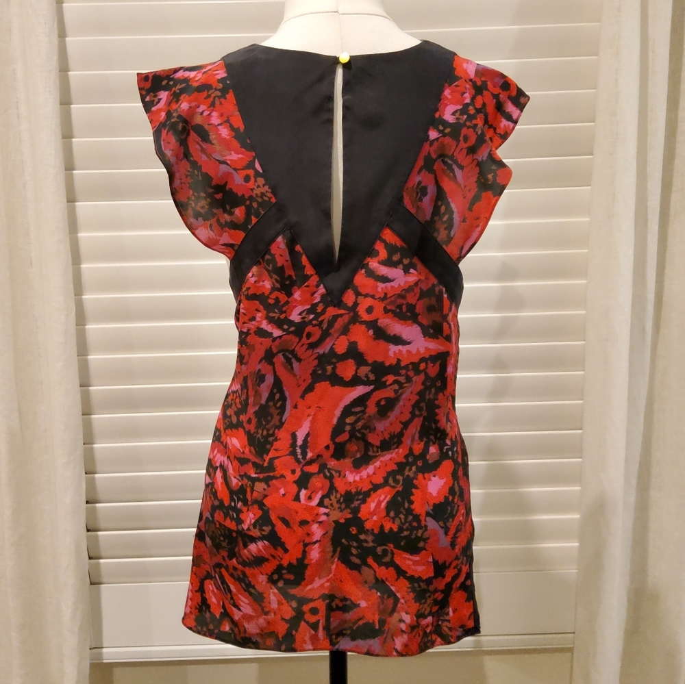 Sass and Bide 100% Silk 'Back To The Start' Floral Top - 12 - New - Picture 3 of 6